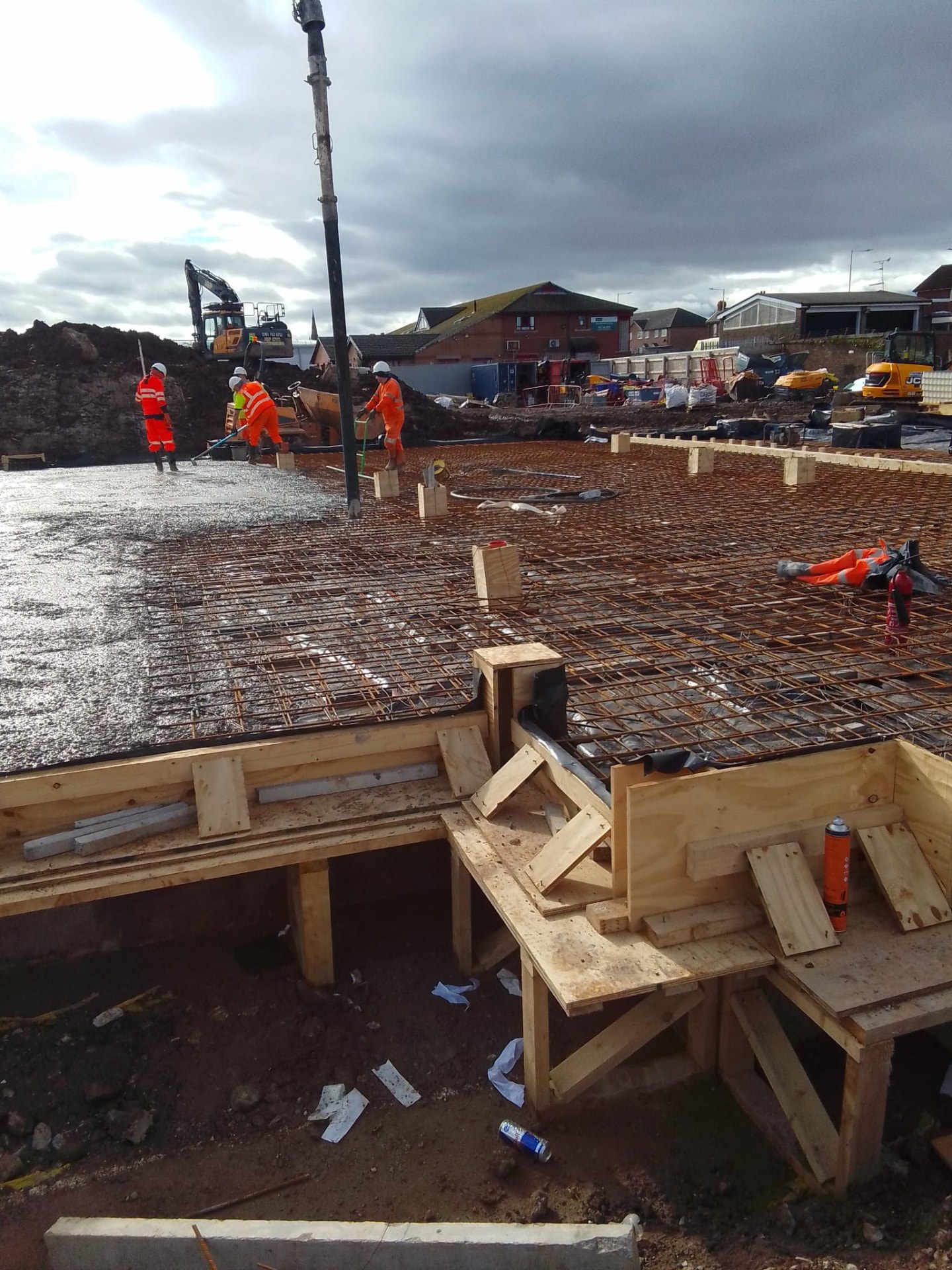 Slab Pour & Edge Shuttering