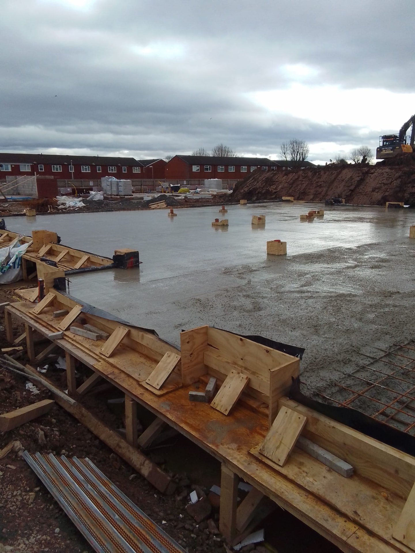 Power-Floated Floor Slab